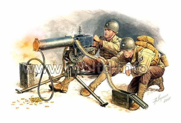 MASTER BOX MB3519 1/35 US Machine Gun Team