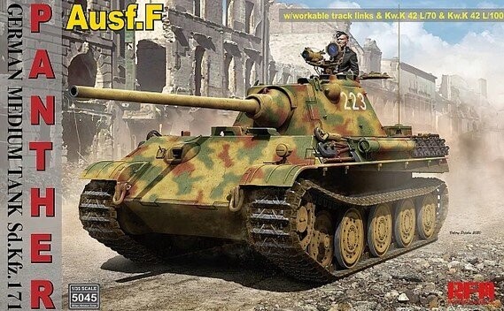 Rye Field Models RM5045 1/35 Panther , Ausf. F w/ workable Track Links
