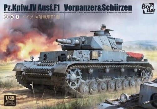 Border Models BMBT003 1/35 PzKpfWg IV F1 mit Zusatzpanzerung