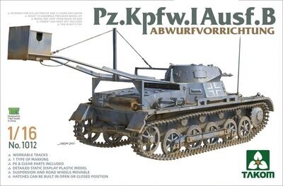 TAKOM TAK1012 1/16 Pz.Kpfw. I , Ausf.B mit Abwurfvorrichtung
