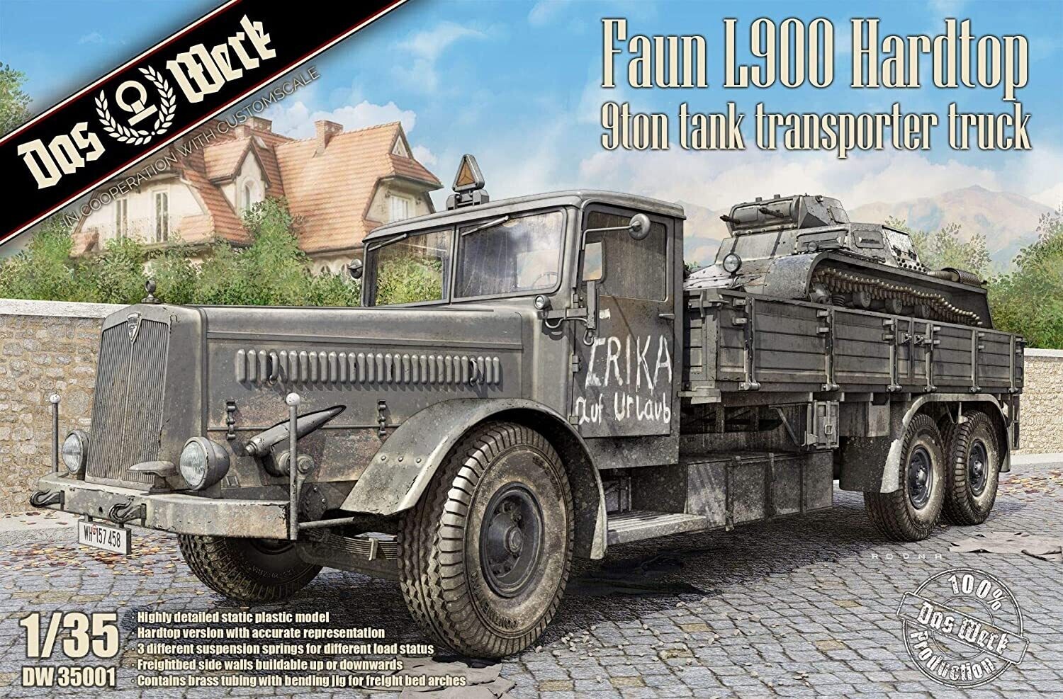 Das Werk DAW35001 1/35 Faun L900 Hardtop 2in1