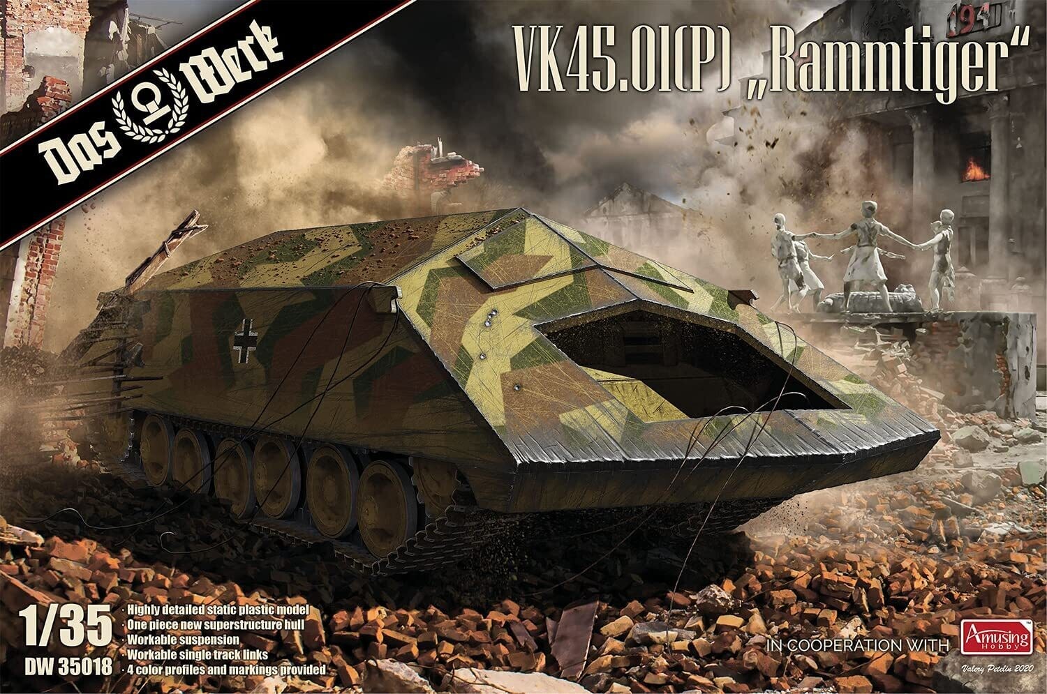 Das Werk DAW35018 1/35 VK45.01(P) "Rammtiger"