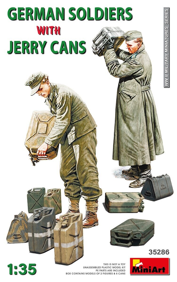 Miniart MA35286 1/35 Germ. Soldier with Jerry Cans