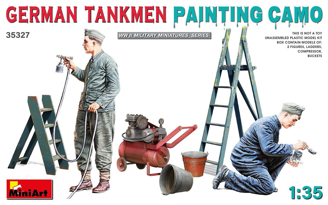 Miniart MA35327 1/35 Germ. Tankmen Camo Painting