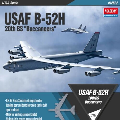 Academy 12622 1/144 USAF B-52H 20TH BS "Buccaneers"