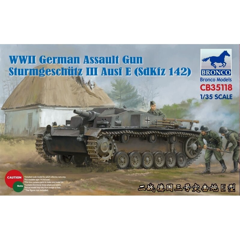 BRONCO CB35118 1/35 Sturmgeschütz III Ausf E (SdKfz 142)
