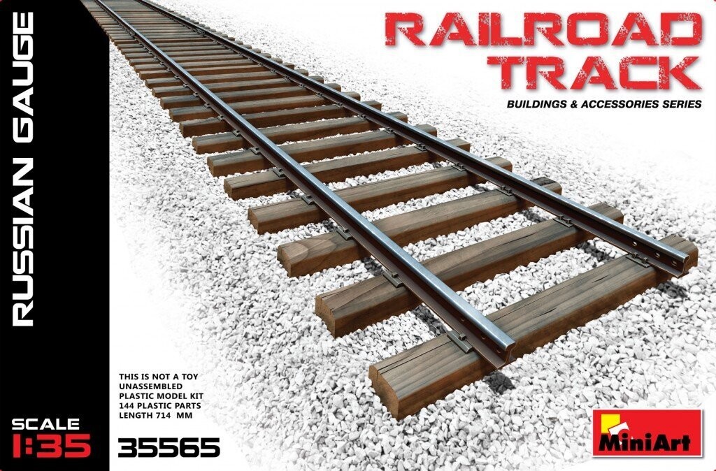 Miniart MA35565 1/35 Railroad track Russian gauge