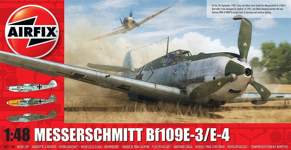 Airfix AF05120B 1/48 Messerschmitt Bf109E-3/E-4