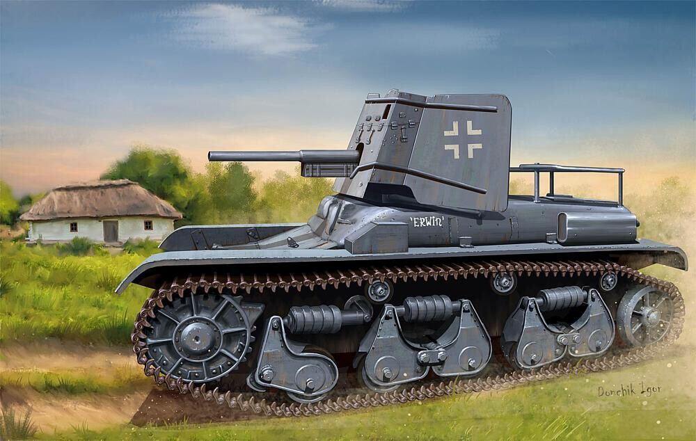 Hobby Boss HB83895 1/35 3,7cm Pak 35/36 auf  Pz.Kpfw. 35R