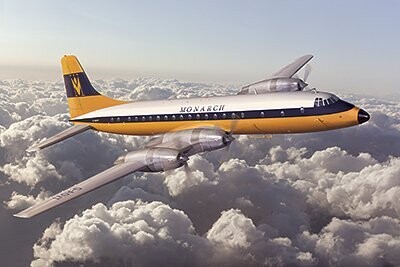 Roden RD323 1/144 Bristol 175 Britannia Monarch Airlines