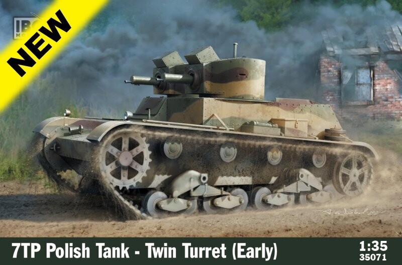 IBG IBG35071 1/35 7TP Polish Tank - Twin Turret  early