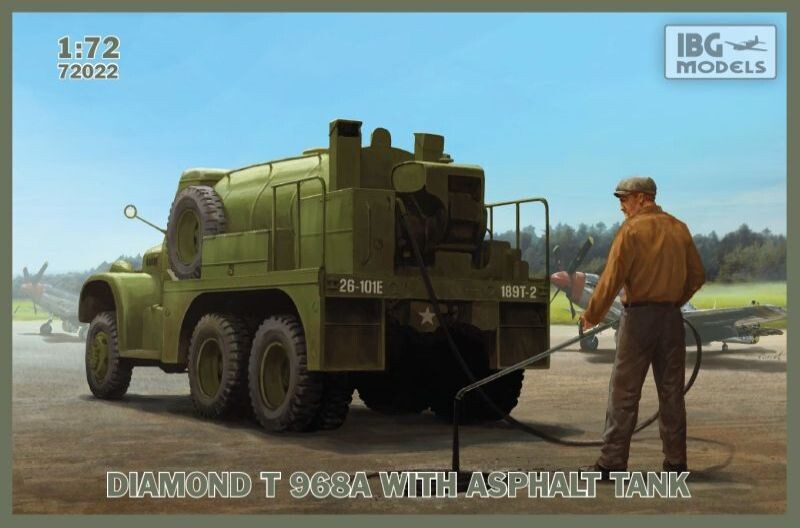 IBG IBG72022 1/72 Diamond T 968A Asphalt Tank