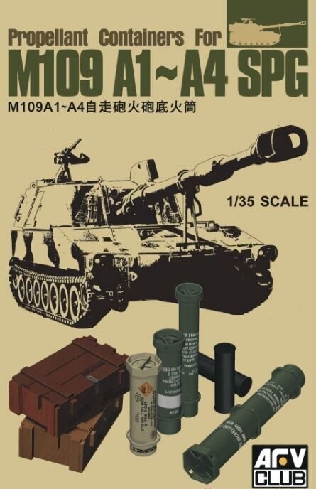 AFV CLUB AFV35299 1/35 Propellant Containers for M109A1 - A4 SPG