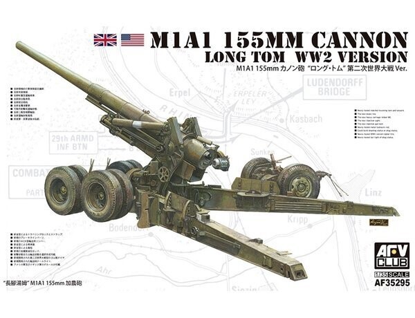 AFV CLUB AFV35295 1/35 M1A1 155mm Cannon 'Long Tom' , WW.II Vers. AFV CLUB AFV35295 1/35 M1A1 155mm Cannon 'Long Tom' , WW.II Vers.
