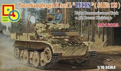 Classy Hobby MC16003 1/16 Panzer II , Ausf. L Luchs - 4th Panzer