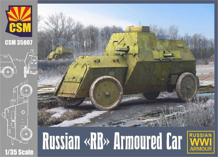 CSM CSM35007 1/35 Russian RB Armoured Car , WW.I