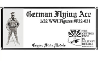 CSM CSMF32031 1/32 WWI German Flying Ace (Resin)
