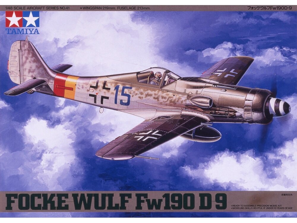TAMIYA TM61041 1/48 Focke Wulf FW190 D-9