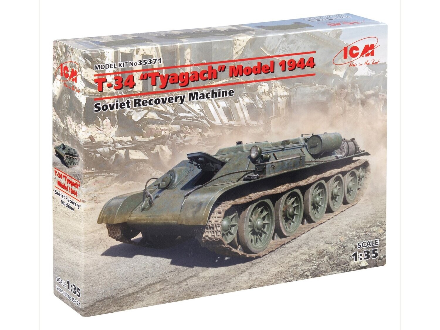 ICM ICM35371 1/35 T-34 Tyagach Mod. 1944 Recovery - ANGEBOT !!