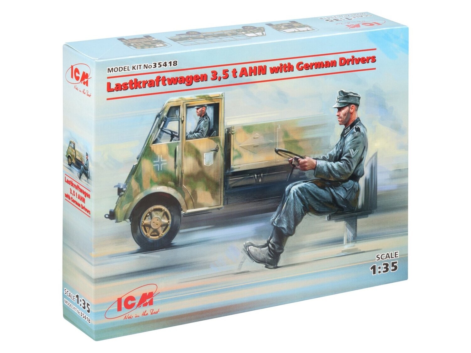 ICM ICM35418 1/35 LKW 3,5 t AHN w/german drivers