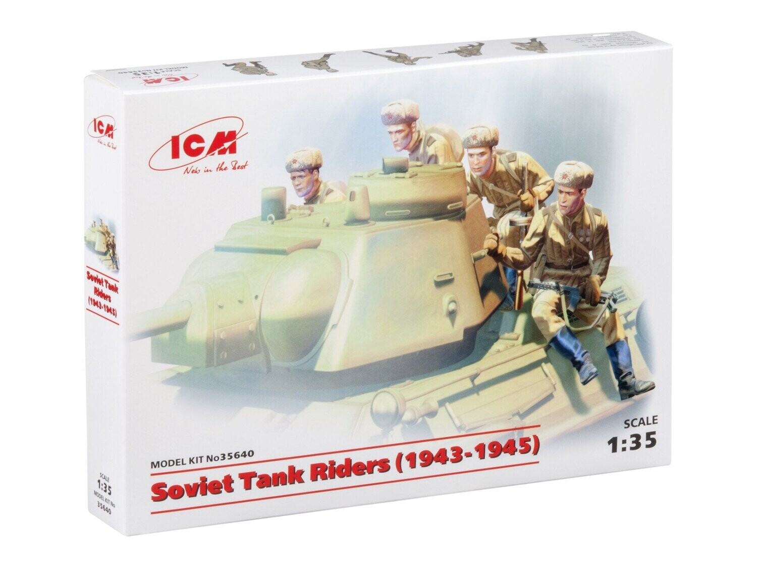 ICM ICM35640 1/35 Soviet Tank riders (43-45)