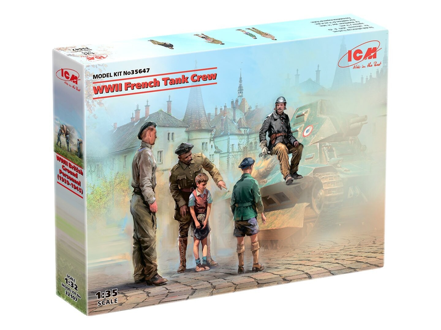 ICM ICM35647 1/35 WW II French Tank Crew