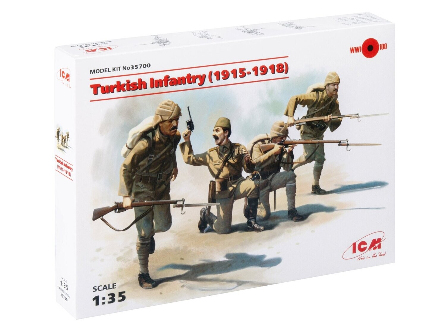 ICM ICM35700 1/35 WWI Turk. Infantry