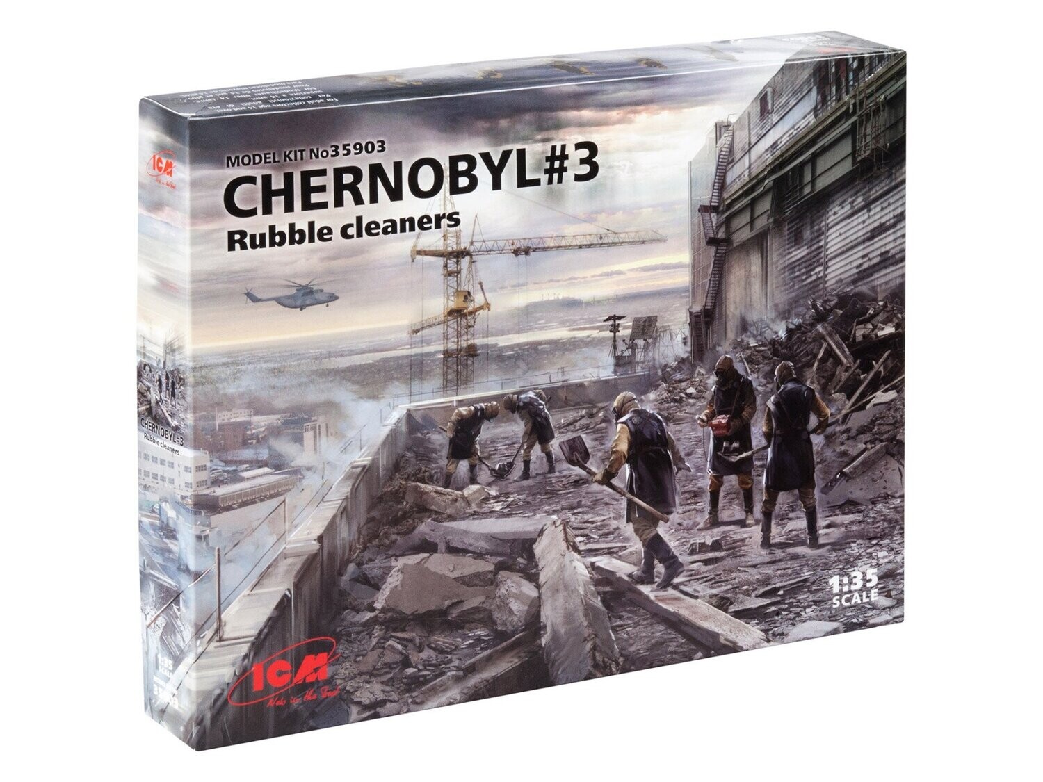 ICM ICM35903 1/35 Chernoby#3 - Rubble Cleaners (5)