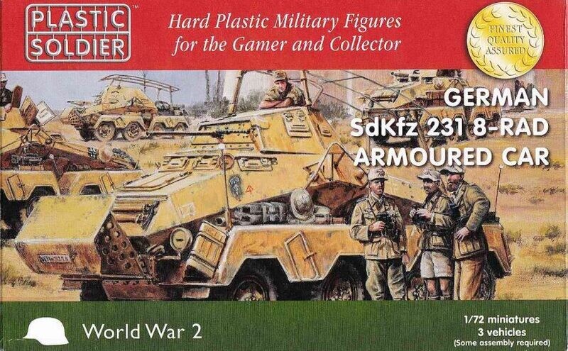 Plastic Soldier Company PSCV20025 1/72 Germ. Sd.Kfz.231 - 3 St. Plastic Soldier Company PSCV20025 1/72 Germ. Sd.Kfz.231 - 3 St.