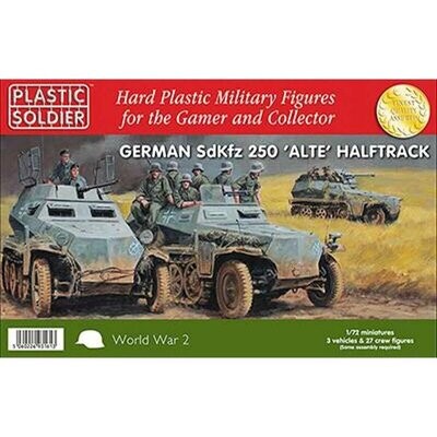 Plastic Soldier PSCV20022 1/72 Germ. Sd.Kfz. 250 'alt' Halftrack Variants