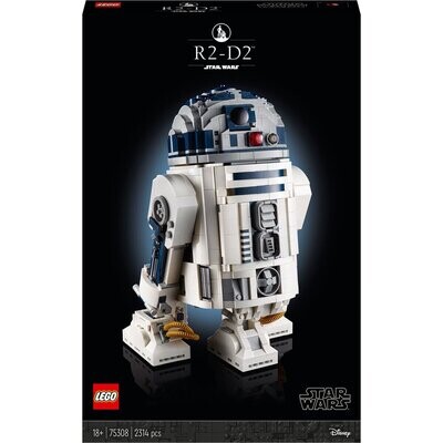 LEGO® Star Wars - 75308 R2-D2 Figur zum Bauen mit Lichtschwert, Set für Erwachsene