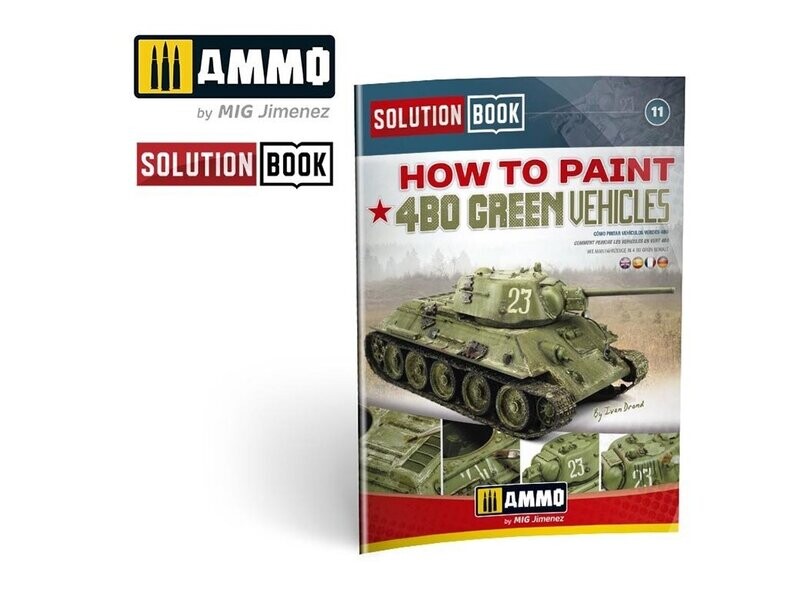 Mig AMIG6600 How to paint 4bo Russian Green Veh. Solution Book - ANGEBOT !! Mig AMIG6600 How to paint 4bo Russian Green Veh. Solution Book - ANGEBOT !!