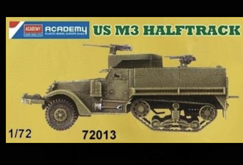 Academy 72013 1/72 US M3 HALFTRACK