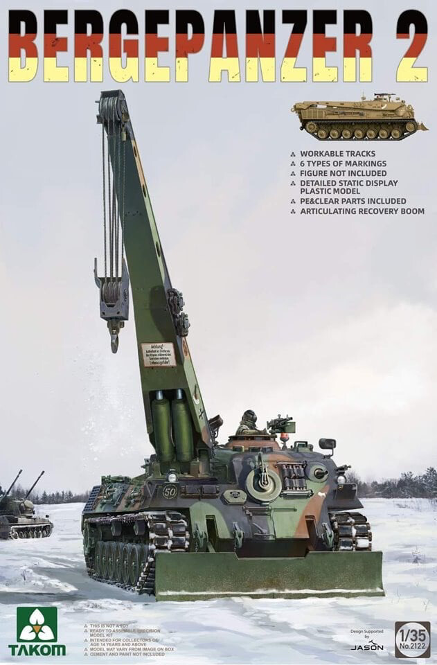 TAKOM TAK2122 1/35 Bundeswehr Bergepanzer 2 - ANGEBOT !!