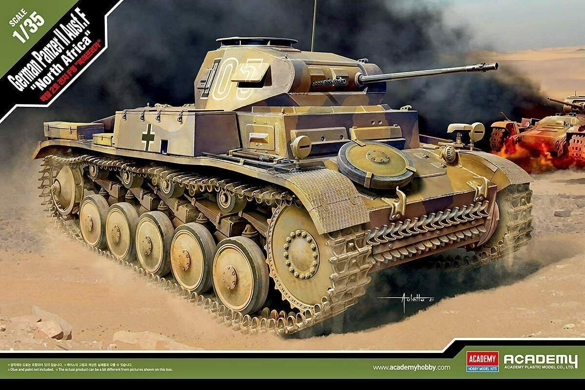 Academy 13535 1/35 PZ. II AUSF. F "NORTH AFRICA"