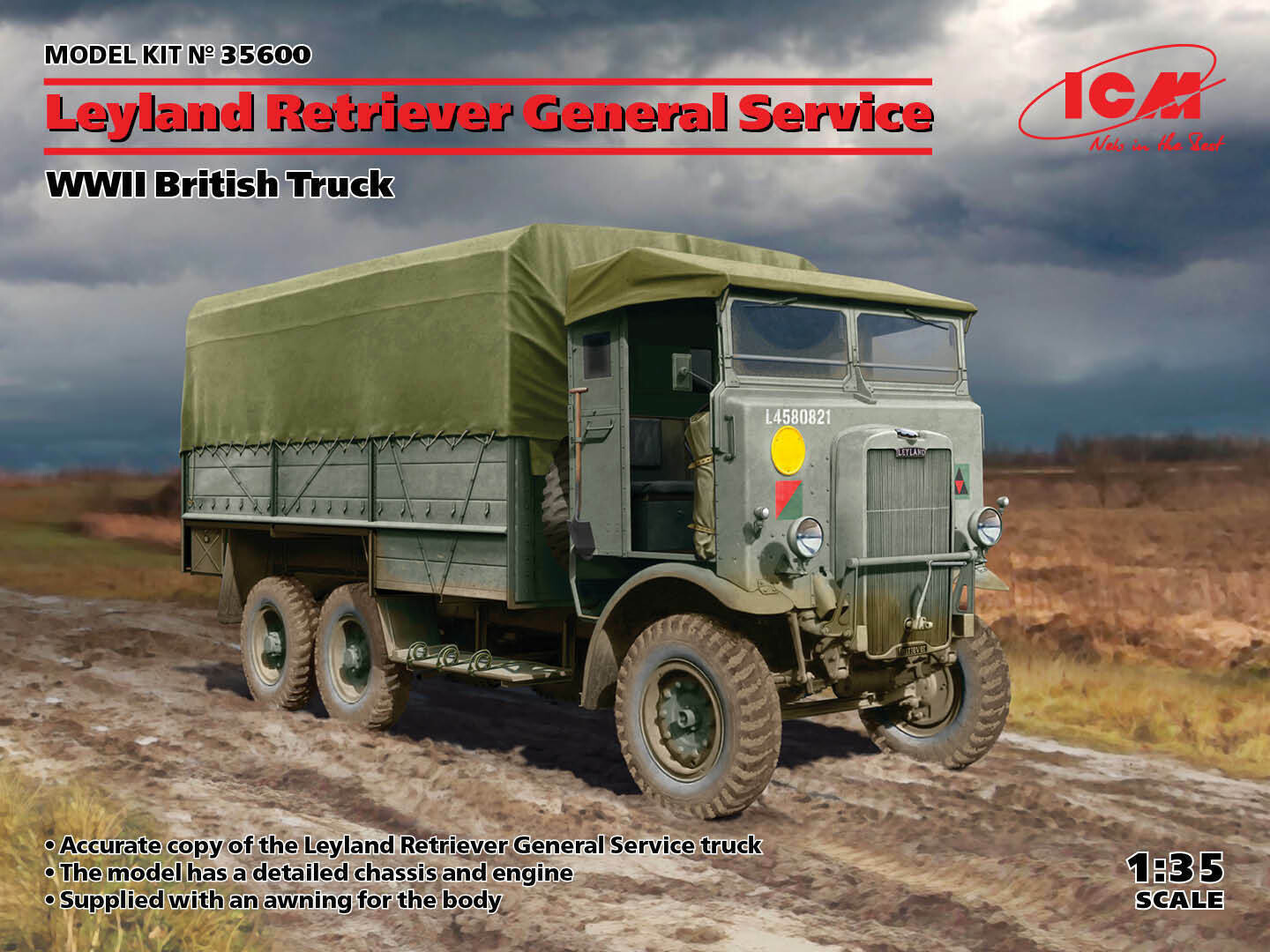 ICM 35600 1/35 WWII British Truck Leyland Retriever