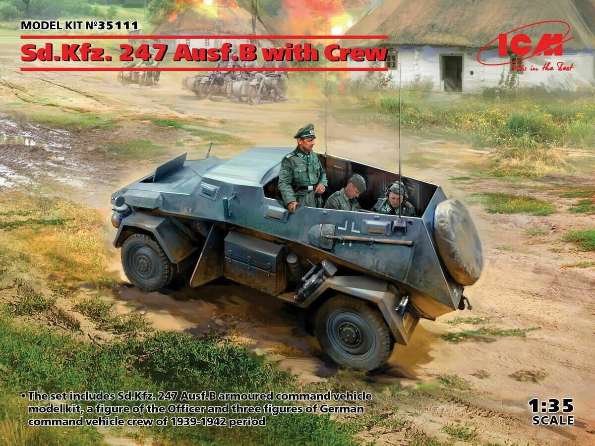 ICM ICM35111 1/35 Sd.Kfz. 247 Ausf. B w/crew