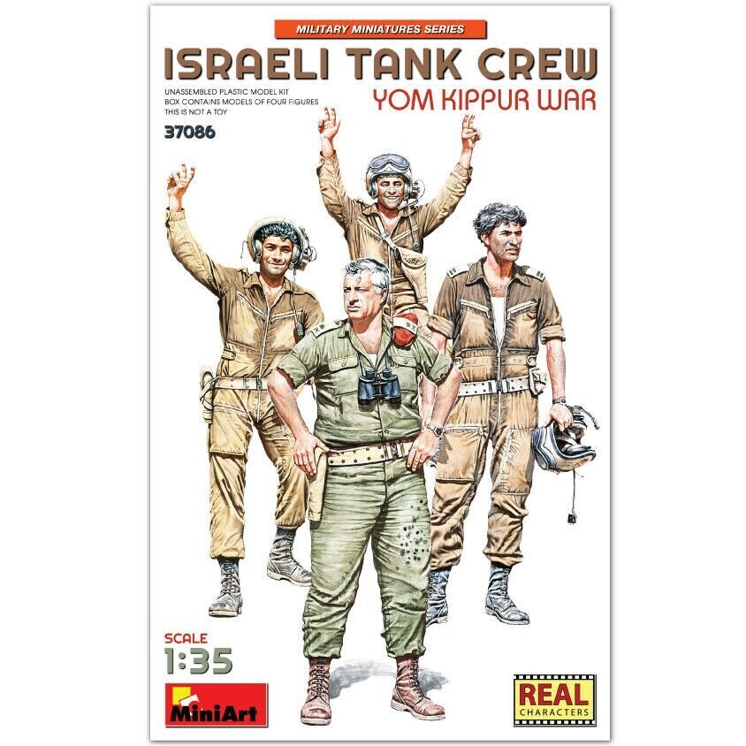 MINIART MA37086 1/35 Isr. Tank Crew Yom Kippur