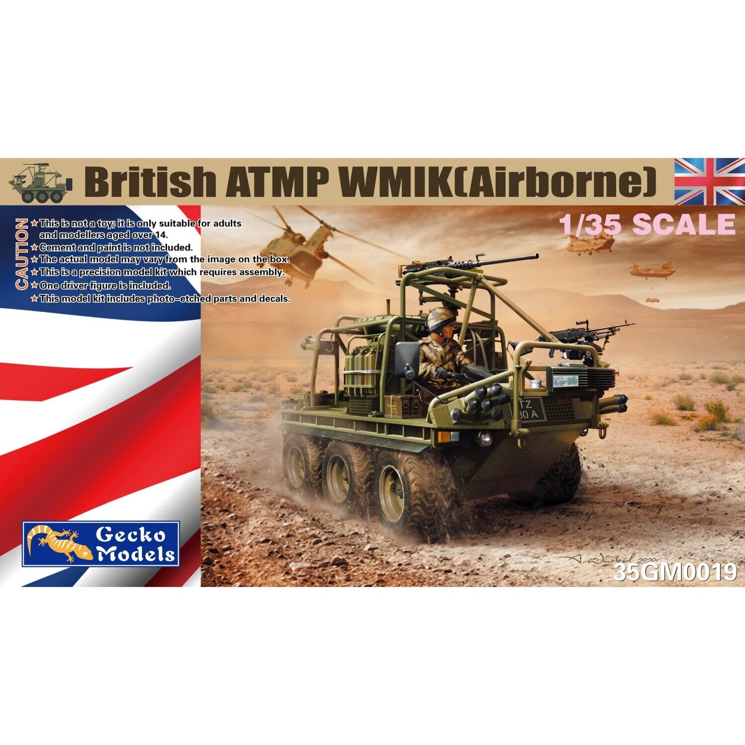 Gecko Models GM0019 1/35 British ATMP WMIK ( Airborne )