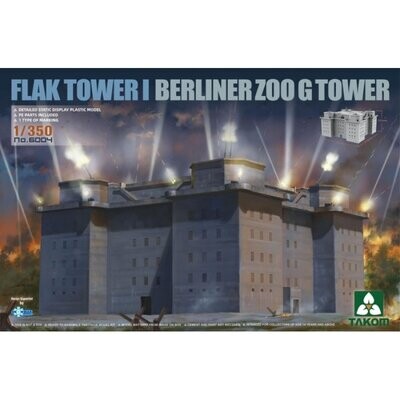 TAKOM TAK6004 1/350 Flak Tower I , Berlin Zoo - G Tower