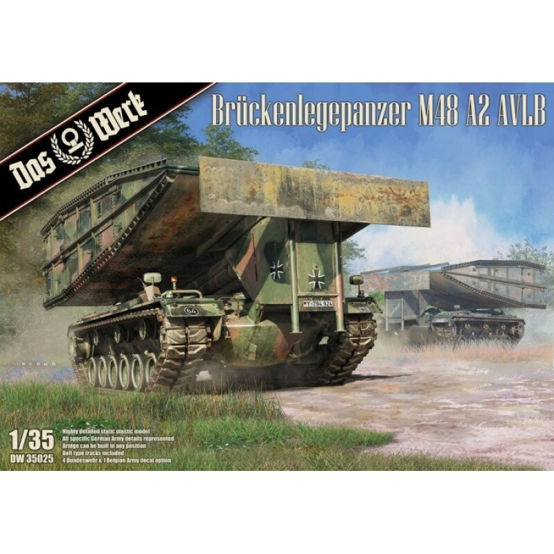 Das Werk DAW35025 1/35 Brückenlegepanzer M48 A2 AVLB