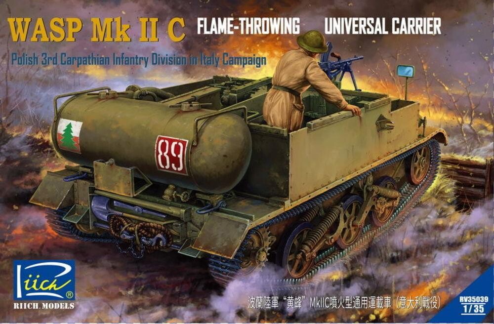Riich Models RV35039 1/35 Wasp Mk. II C Flame - Throwing Universal Carrier