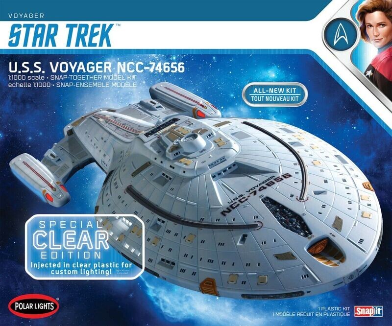 Polar Lights POL992 1/1000 STAR TREK U.S.S. Voyager NCC-74656 Polar Lights POL992 1/1000 STAR TREK U.S.S. Voyager NCC-74656