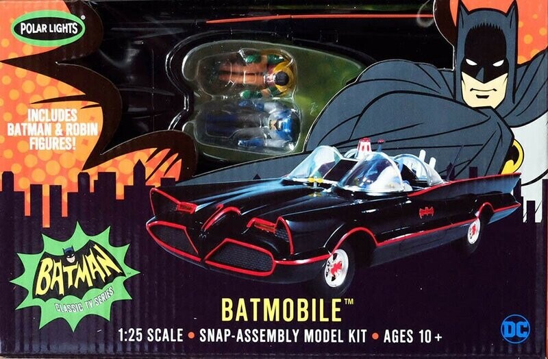 Polar Lights POL965 1/25 Batmobile , incl. Batman & Robin Figures !! ANGEBOT !! Polar Lights POL965 1/25 Batmobile , incl. Batman & Robin Figures !! ANGEBOT !!