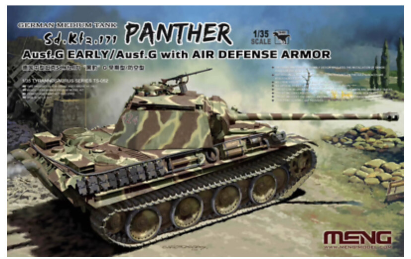 Meng TS052 1/35 Sd.Kfz.171 Panther Ausf.G Early w.air defense armor