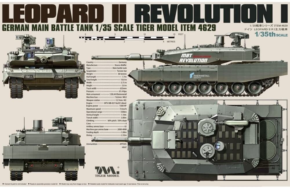 TigerModel TIM4629 1/35  Leopard II Revolution I