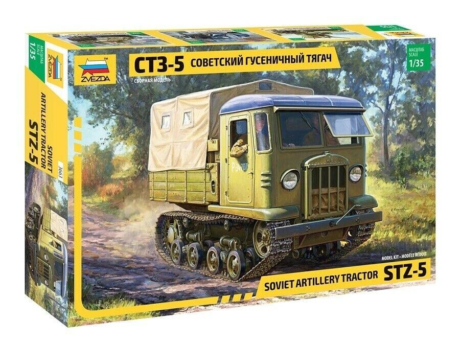 Zvezda ZV3663 1:35 Sovj. STZ-5 Artillerie Schlepper