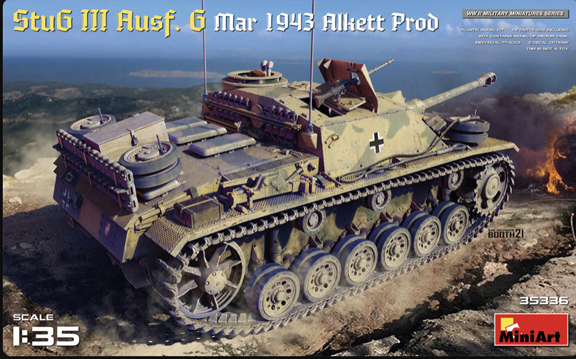 Miniart MA35336 1/35 StuG.III ,  Ausf. G  March ˋ43 
