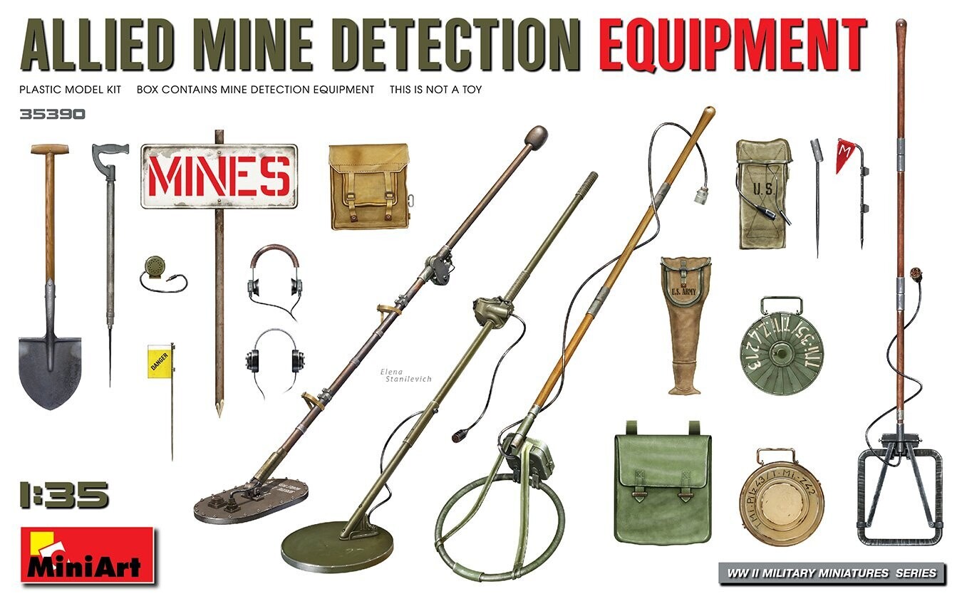 Miniart MA35390 1/35 Allied Mine Detection Equipment