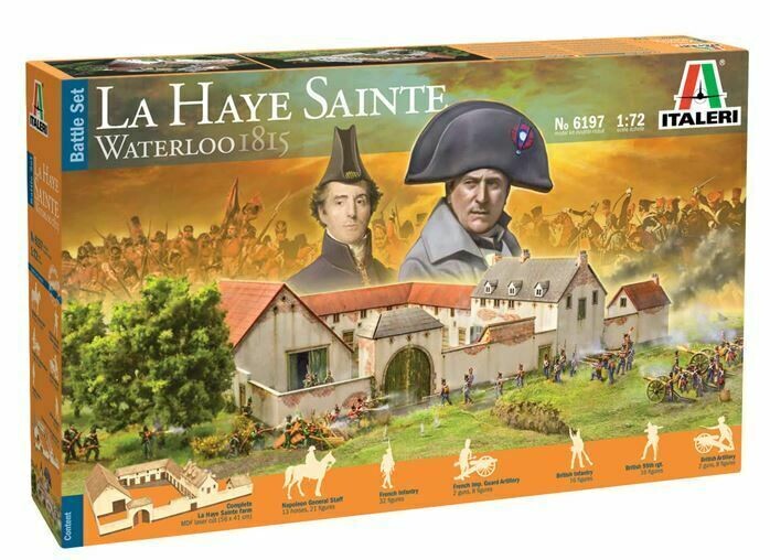 Italeri IT6197 1/72 La Haye Sainte Waterloo Battle Set